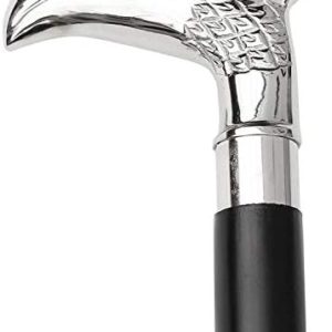 Ajuny Wooden Walking Sticks for Men Women Seniors Decorative Canes Folding with Handle Cane
