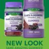 Sambucus Black Elderberry Gummies | 50 Count | with Vitamin C and Zinc | Natural Berry Flavor | Vegan, Non-GMO, Gluten Free | Extract Gummies for Adults | by Nature's Truth - Image 3