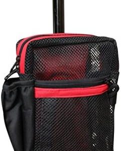 Cane Buddy - Secure Pouch for Cane, Walker, Crutches and Wheel Chairs (Red)