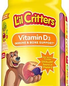 L'il Critters Vitamin D Gummy Bears, 60 Count