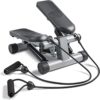 Sunny Health & Fitness Mini Stepper Stair Stepper Exercise Equipment with Resistance Bands - Image 9