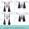 PULLUP & DIP Ab Straps, Premium Abdominal Slings for Abdominal Training, Padded Workout Straps for Crunches, Hanging, Leg Raise, Set of 2 Ab Slings for Pull-Up and Chin-Up Bar - Image 7