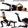 Arena Strength Fabric Booty Bands - Fabric Exercise Bands for Legs and Butt | Fabric Resistance Bands | Hip Resistance Bands with Workout Guide and Carry Case - Image 3
