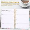 GRIRIW Notebook Work Notepad Binder Notebook Workout Notebook Daily Schedule Notepad Planning Notebook Work Schedule Book Workout Agenda Notepad Fitness Plan for Women Workout Planner A5 - Image 7