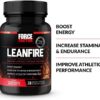 Force Factor LeanFire Pre Workout Energy Pills with Green Tea Extract and Caffeine to Increase Energy, Build Lean Muscle, Black, 30 Count (Pack of 1), Package May Vary - Image 2