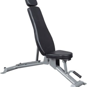 ROLTIN Home Bird Bench Press Adjustable Positions Incline Decline Sit Up Bench Improved Cushion for Exercise, Rated Full Body Workout Foldable Bench Squat Rack