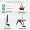 Yoga Headstand Bench, Yoga Inversion Chair, Upside Down Chair, Headstand Trainer for Relieve Stress, Improve Sleep & Digestion and Strength Training, Ideal for Home Workout, Fitness and Gym(Black) - Image 5