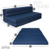 Milliard Tri-Fold Foam Folding Mattress- Full Size- Foldable Sofa Mattress - Image 3