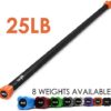 Yes4All Total Body Workout Weighted Bar, Resistance Band Bar, Weighted Bar Racks, Body Exercise Bar for Yoga, Physical Therapy, Aerobics, Strength Training in Home and Gym Single/Combo - Image 3