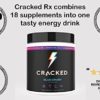Cracked Rx Nootropic Energy Focus Endurance Powder Drink Without Beta Alanine Free no Itch Natural Pre-Workout (Fruiting Body Mushrooms, Ashwagandha, Creatine HCL, Vitamins & Dopamine Boost) - Image 6