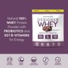 Designer Wellness, Designer Whey, Natural Protein Powder with Probiotics, Fiber, and Key B-Vitamins for Energy, Gluten-Free & Kosher, Double Chocolate, 2 lb - Image 3