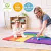 ECR4Kids SoftZone Turning Tiles Activity Mat, Folding Playmat, Assorted - Image 7