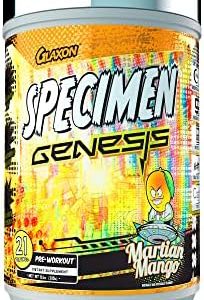 Specimen Full Spectrum High Stimulant Pre-Workout Powder | Supercharged Energy & Muscle Pumps + Focus & Hydration | Great Far-Out Flavors (Martian Mango V3)