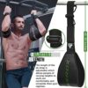 RDX AB Straps for Pull Up Bar Hanging, Maya Hide Leather, Abdominal Muscle Building Padded Arm Support Slings with D-Ring Grip Strap, Leg Raiser Exercise Fitness Workout Training Equipment, Men Women - Image 6