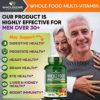Whole Food Multivitamin for Men - Natural Multi Vitamins, Minerals, Organic Extracts - Vegan Vegetarian - 120 Tablets - Image 6