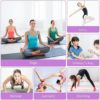 ZENOVA Gymnastics Mat 3'x6'x2''/ 4'x10'x2'' Foldable Tumbling Mat Exercise Mat for Home Aerobics Workout Fitness Gym Floor Mats - Image 7