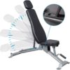 ROLTIN Home Bird Bench Press Adjustable Positions Incline Decline Sit Up Bench Improved Cushion for Exercise, Rated Full Body Workout Foldable Bench Squat Rack - Image 5