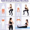 Resistance Bands for Working Out: Sportneer 5 Levels Pull Up Assistance Bands with Handles and Door Anchor - Resistance Band Set for Stretching, Powerlifting, Physical Therapy and Resistance Training - Image 4