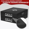 Mikolo Deadlift Pads, Deadlift Mat with Carry Handle, Deadlift Platform with Noise-reducing High Density Foam, Crash Pads Weightlifting for Home Gym - Image 4