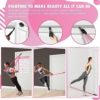 Pull Up Resistance Bands for Women, Thicken Pink Pull Up Assistance Exercise Bands with Training Poster, Resistance Bands for Working Out, Stretching, Powerlifting and Physical Therapy(Home Gym) - Image 6