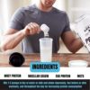 Worldwide Nutrition Bundle, 2 Items: Black Magic Multi-Source Casein Protein Powder - Muscle Gain with Whey, Micellar Casein, MCTs & Enzymes - Original Horchata Flavor - 2 LB & Multi-Purpose Keychain - Image 4