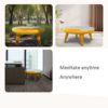 ZCBYBT Non Slip Meditation Mat Folding Bench with 18 Hz Rhythm Hypnosis Meditation Kneeling Stool, for Women Men Prayer Yoga - Image 2