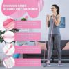 Pull Up Resistance Bands for Women, Thicken Pink Pull Up Assistance Exercise Bands with Training Poster, Resistance Bands for Working Out, Stretching, Powerlifting and Physical Therapy(Home Gym) - Image 2