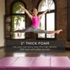Best Choice Products 10ftx4ftx2in Folding Gym Mat 4-Panel Exercise Gymnastics Aerobics Workout Fitness Floor Mats w/Carrying Handles - Image 3