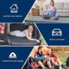 CYMULA Memory Foam Camping Mattress Pad Sleeping Mat Portable Roll Up Mattress for Adults Camping Bed Pads for Sleeping, Guest Bed for Sleepover Car Bed with Travel Bag - Image 5
