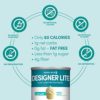 Designer Wellness, Designer Lite, Low Calorie Natural Protein, Prebiotic Fiber, Key Vitamins & Minerals, Vanilla Cupcake, 9.03 Ounces - Image 4