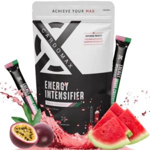 CardoMax Clear Liquid Mix - Pre-Workout + Caffeine, BCAA, & 100% B3, 6&12 Vitamins - Natural Tasting Flavor for Keto, Sugar Free & Vegan Diets. - Wavecrusher Flavoring (15 Count)
