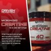 Driven Nutrition Creatine, 200g - Unflavored Micronized Powder - Enhance Physical Performance & Cognition - 5g Per Serving for Reduced Fatigue & Increased Strength, Muscle Mass, Endurance, & Speed - Image 2