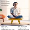 ZCBYBT Non Slip Meditation Mat Folding Bench with 18 Hz Rhythm Hypnosis Meditation Kneeling Stool, for Women Men Prayer Yoga - Image 5