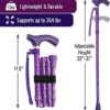 Switch Sticks Walking Cane for Men or Women, Foldable and Adjustable from 32-37 inches, Viking - Image 4