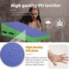 Gymnastics Mat 48x24 Inch Incline Mat Tumbling Mat Folding Gymnastic Tumbling Mat Indoor/Outdoor Exercise Mat Home Gym Yoga Mat with Handle - Image 6