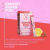 EBOOST Energy Drink Powder, Super Fuel - Strawberry Lemonade, 14 Packets - Pre-Workout Powder Energy Drink Mix - Natural Energy, L-Tyrosine, L-Theanine & Vitamins - Preworkout for Women & Men to Go - Image 2