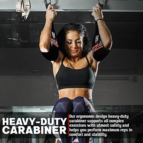 Hanging Abs Strap - Abdominal Slings - Hanging Ab Straps - Hanging Straps - Abs Pull Up Straps - Sit Up Straps - Hanging Ab Strap - Ab Sling Straps - Abs Sling Straps - Hanging Bar For Exercise - Image 5