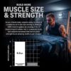 Glamzy Platinum 100% Creatine Powder Scientifically Researched to Build Muscle - Increase Muslce Power, Boost Strength & Enhance Performance - Unflavoured - 400g - Image 5