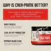 CREA-PRIME – Pro-Grade ATP Modulator Dietary Supplement for Men & Women - Muscle Growth, Stamina, Endurance, Recovery & Strength – Natural Ingredients – Creatine – BCAAs - L-Citrulline - 30 Servings - Image 2