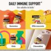 Airborne 1000mg Chewable Tablets with Zinc, Immune Support Supplement with Powerful Antioxidants Vitamins A C & E - 96 Tablets, Citrus Flavor - Image 6
