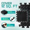 Yes4All 12, 16, 36 SQ. FT Puzzle/Interlocking Exercise Mat Tiles for Home Gym, Exercise EVA Foam Floor Padding with Border for Workout Equipment - Image 2