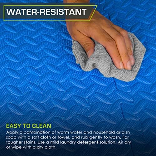 ProsourceFit Puzzle Exercise Mat ½”, EVA Interlocking Foam Floor Tiles for Home Gym, Mat for Home Workout Equipment, Floor Padding for Kids, Available in Packs of 24 SQ FT, 48 SQ FT, 144 SQ FT - Image 5