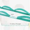 Trideer Stretching Strap Yoga Strap Yoga Band for Physical Therapy, 10 Loop Non-Elastic Yoga Straps for Stretching, Pilates, Exercise & Dancing, Stretch Band with Aesthetic Packaging for Women & Men - Image 6