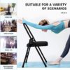Transform Your Yoga Practice with HYQW Pune Yoga Chair - Black Wrap on Black, Levels - Image 4