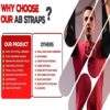 YAGHZU Hanging Ab Straps for Pull Up Bar for Core Strength and Abdominal Workout - Ab Sling Straps for Hanging Exercises, Pull Up Straps for Men and Women, Premium Hanging Straps for Knee and Leg Raises - Padded Arm Support Ab Slings for Ab Workout - Image 7
