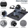 Mini Exercise Bike, AGM Under Desk Bike Pedal Exerciser Foot Cycle Arm & Leg Pedal Exerciser with LCD Screen Displays - Image 4