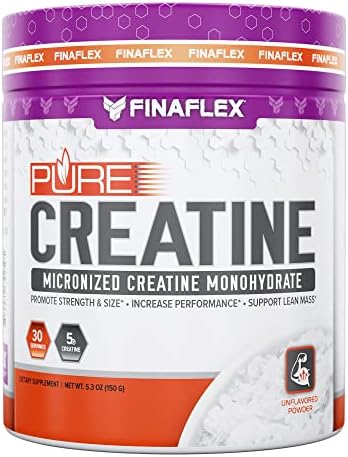 Pure CREATINE, Ultimate Muscular Performance, Promote Strength and Size, Increase Performance, Build Lean Muscle Mass, Unflavored (150 Grams, Unflavored)