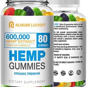 Natural Hemp Gummies Advanced Extra Strength - High Potency Hеmp Oil Infused Best Best Cbdmd Cbdfx CBS CDB Gummy for Adults - Low Sugar Zero ÇBD Oil,Made in USA