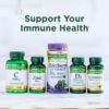 Nature's Bounty Elderberry Gummies, Dietary Supplement, Supports Immune Health, Contains Vitamin A, C, D, E and Zinc, 100 mg, 70 Gummies - Image 6