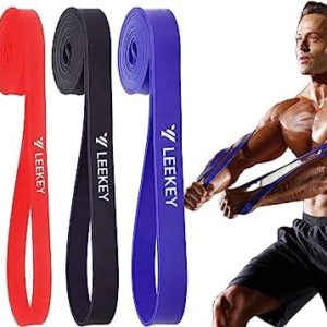 LEEKEY Resistance Band Set, Pull Up Assist Bands - Stretch Resistance Band Exercise Bands - Mobility Band Powerlifting Bands for Men and Woman Resistance Training, Physical Therapy,Home Workouts